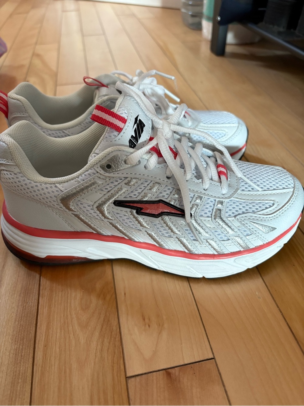 White Athletic Sneakers size 6